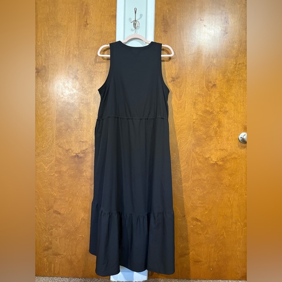 24/7 Maurices Black Drawstring Dress - Picture 2 of 7